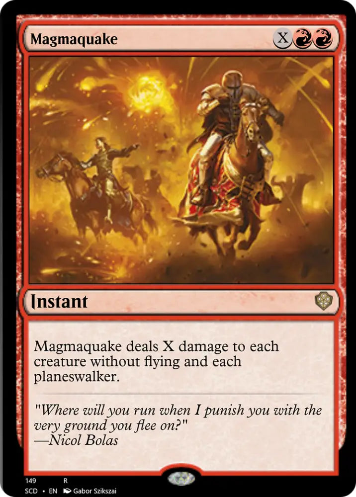 Magmaquake [Starter Commander Decks] - MTG Single