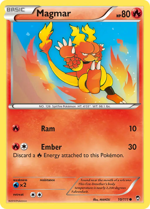 Magmar (10/111) [XY: Furious Fists] - Pokemon Single