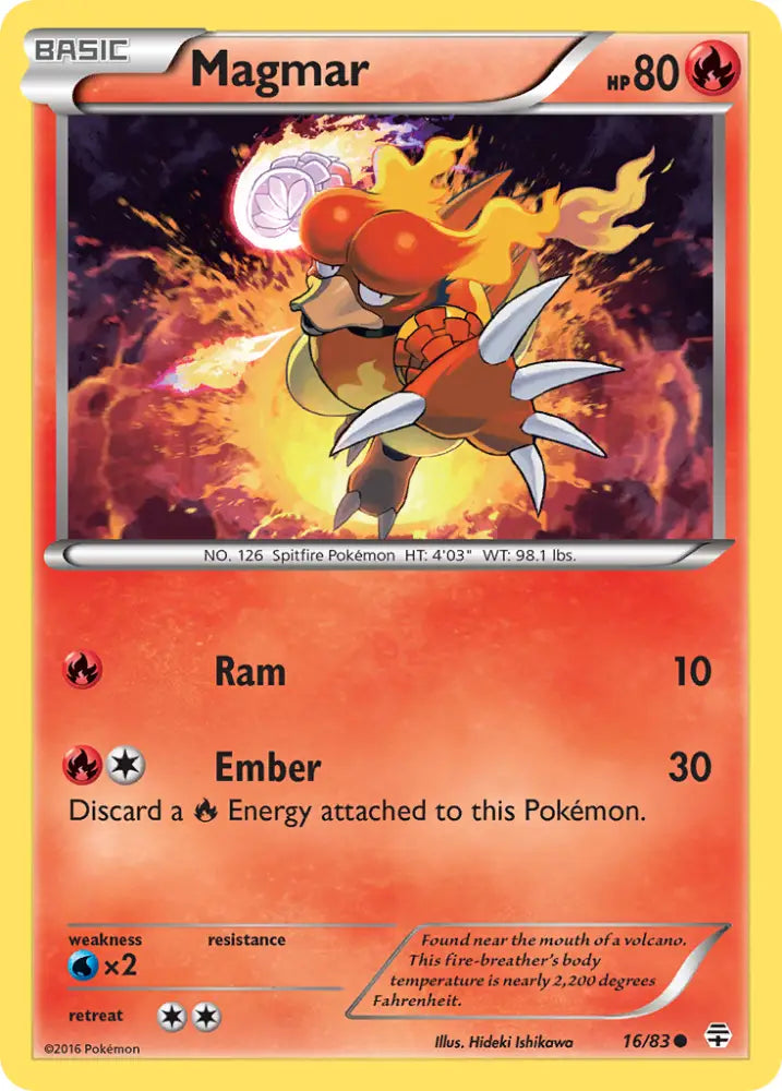 Magmar (16/83) [XY: Generations] - Pokemon Single
