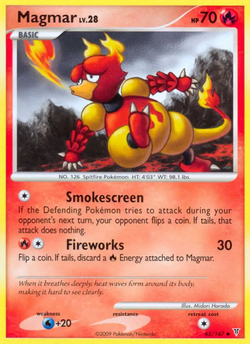 Magmar (65/147) [Platinum: Supreme Victors] - Pokemon Single