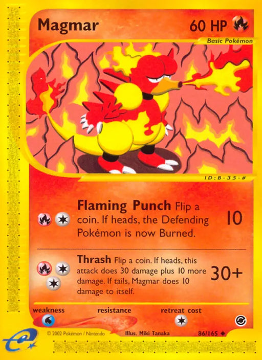 Magmar (86/165) [Expedition: Base Set] - Pokemon Single