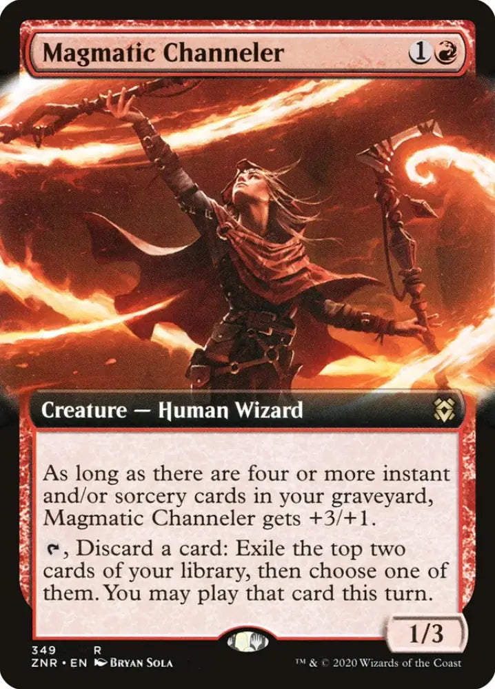 Magmatic Channeler (Extended Art) [Zendikar Rising] - MTG Single