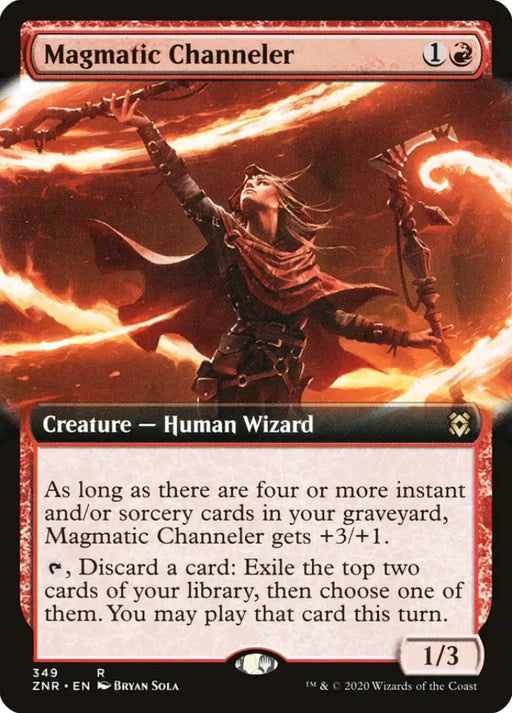 Magmatic Channeler (Extended Art) [Zendikar Rising] - MTG Single