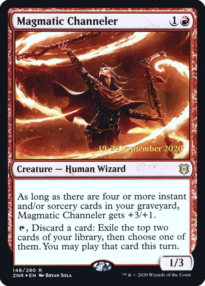 Magmatic Channeler [Zendikar Rising Prerelease Promos] - MTG Single