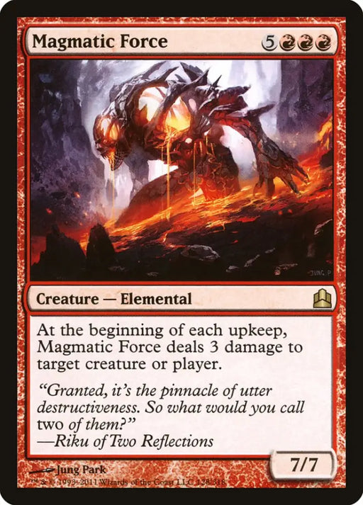 Magmatic Force [Commander 2011] - MTG Single
