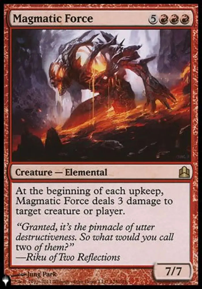 Magmatic Force [The List] - MTG Single