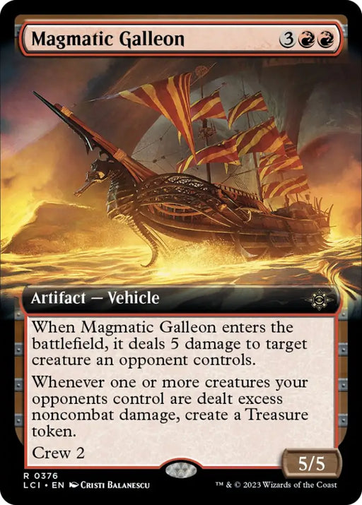 Magmatic Galleon (Extended Art) [The Lost Caverns of Ixalan] - MTG Single