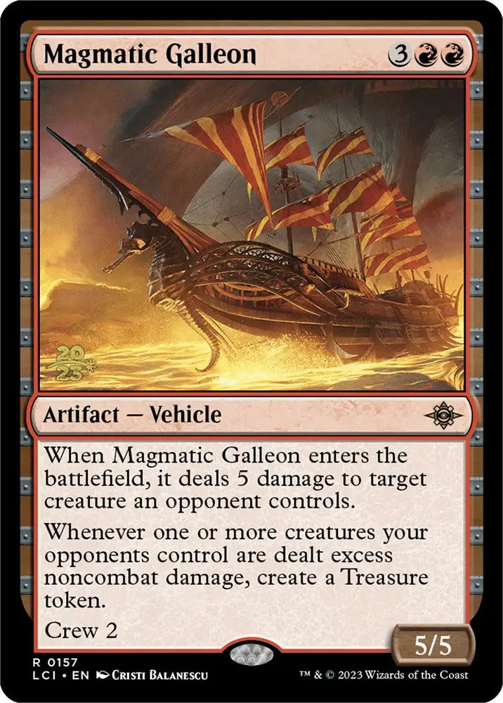 Magmatic Galleon [The Lost Caverns of Ixalan Prerelease Cards] - MTG Single