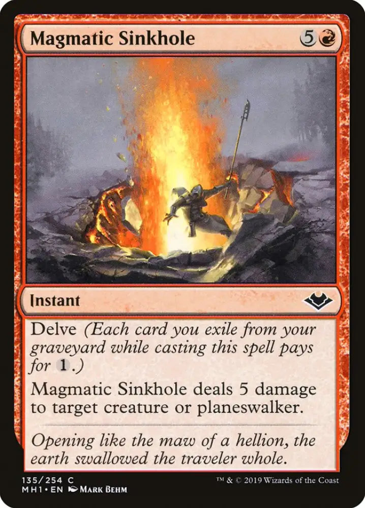 Magmatic Sinkhole [Modern Horizons] - MTG Single