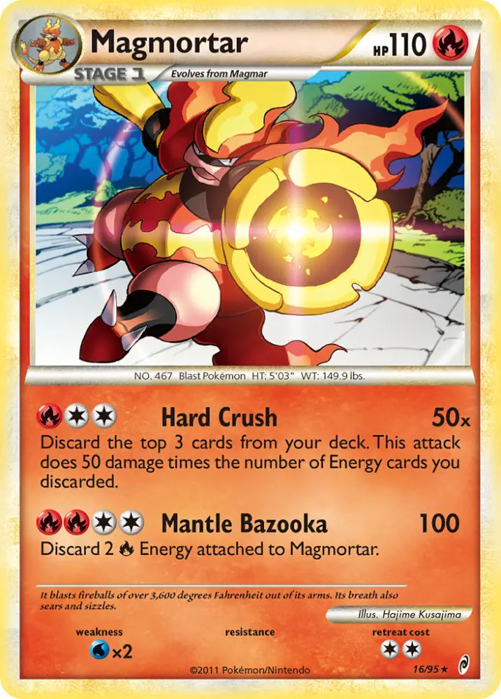 Magmortar (16/95) [HeartGold & SoulSilver: Call of Legends] - Pokemon Single