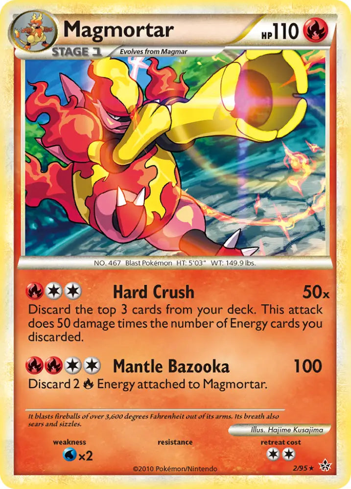 Magmortar (2/95) [HeartGold & SoulSilver: Unleashed] - Pokemon Single
