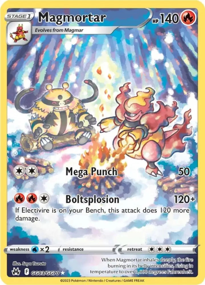 Magmortar (GG03/GG70) [Sword & Shield: Crown Zenith] - Pokemon Single