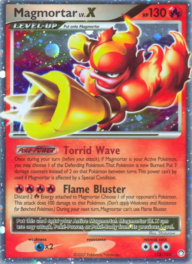 Magmortar LV.X (123/123) [Diamond & Pearl: Mysterious Treasures] - Pokemon Single