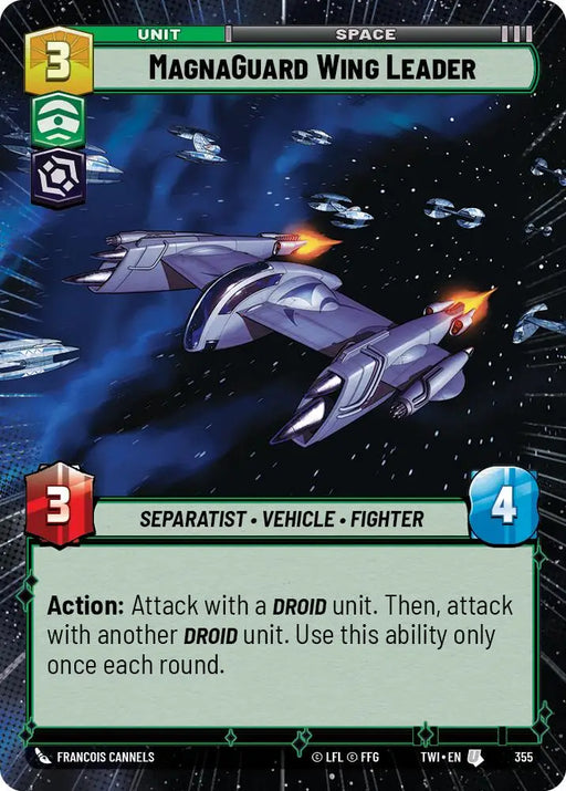 MagnaGuard Wing Leader (Hyperspace) (355) [Twilight of the Republic] - Star Wars: Unlimited Single