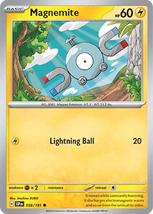 Magnemite (058/191) [Scarlet & Violet: Surging Sparks] - Pokemon Single