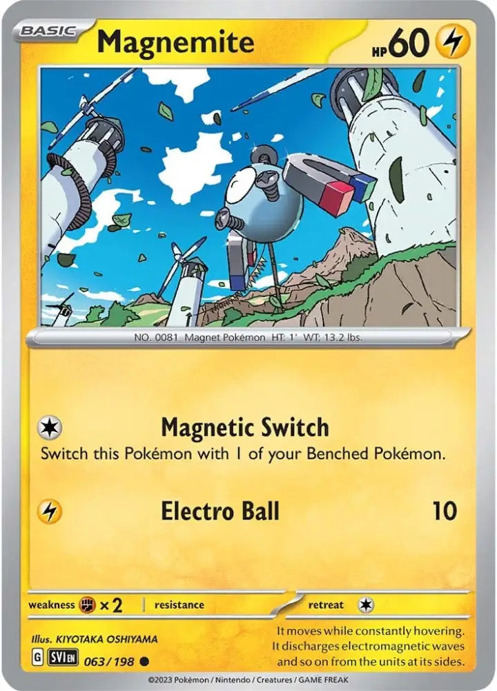 Magnemite (063/198) [Scarlet & Violet: Base Set] - Pokemon Single