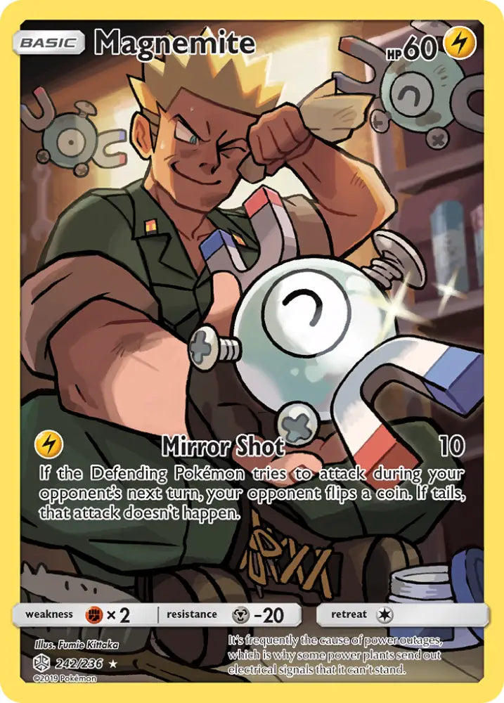 Magnemite (242/236) [Sun & Moon: Cosmic Eclipse] - Pokemon Single