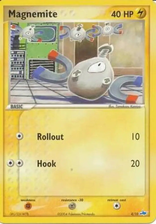 Magnemite (4/10) [EX: Trainer Kit - Latios] - Pokemon Single