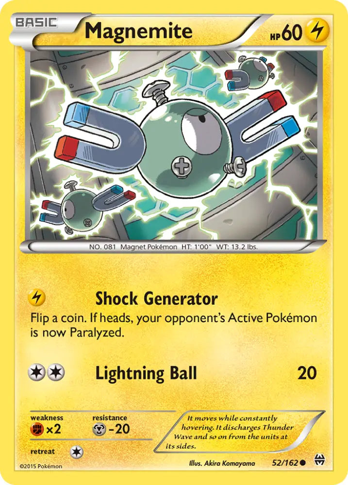 Magnemite (52/162) [XY: BREAKthrough] - Pokemon Single