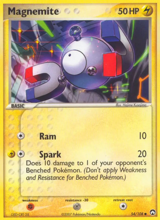Magnemite (54/108) [EX: Power Keepers] - Pokemon Single