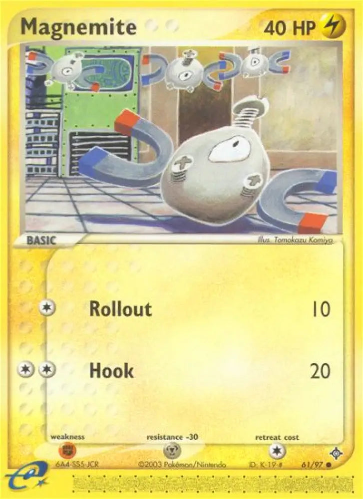 Magnemite (61/97) [EX: Dragon] - Pokemon Single