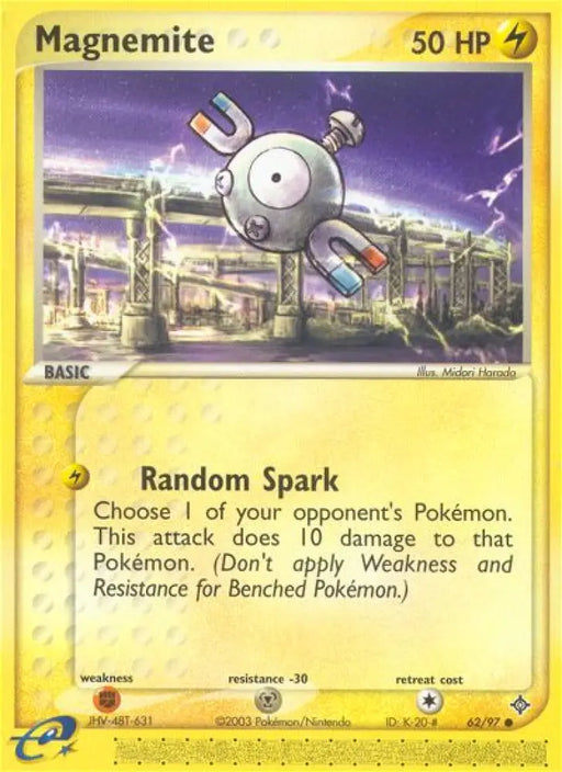 Magnemite (62/97) [EX: Dragon] - Pokemon Single