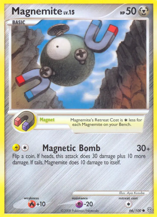 Magnemite (66/100) [Diamond & Pearl: Stormfront] - Pokemon Single