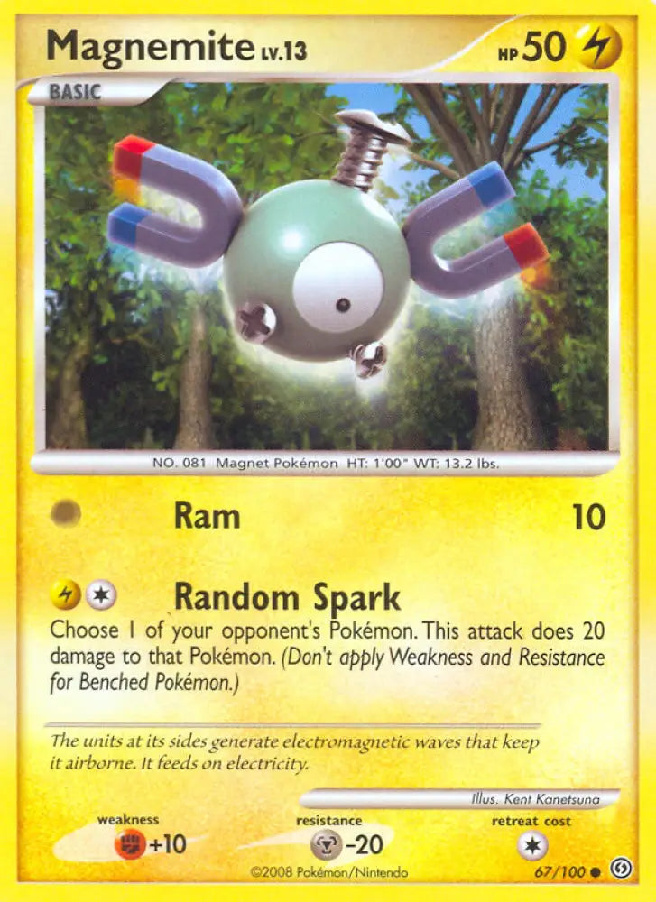 Magnemite (67/100) [Diamond & Pearl: Stormfront] - Pokemon Single