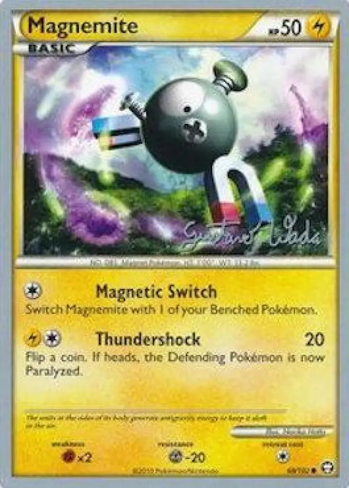 Magnemite (68/102) (Megazone - Gustavo Wada) [World Championships 2011] - Pokemon Single
