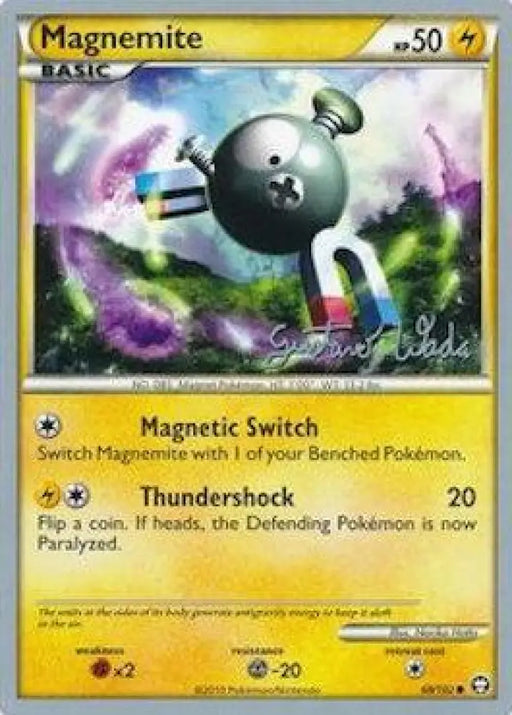 Magnemite (68/102) (Megazone - Gustavo Wada) [World Championships 2011] - Pokemon Single