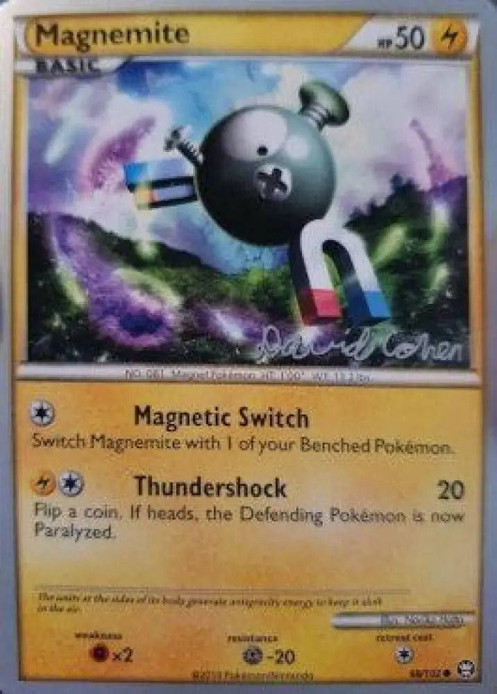 Magnemite (68/102) (Twinboar - David Cohen) [World Championships 2011] - Pokemon Single