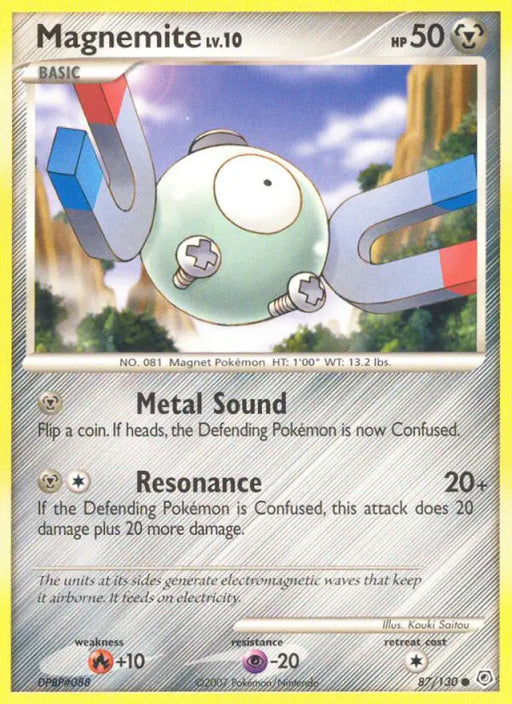 Magnemite (87/130) [Diamond & Pearl: Base Set] - Pokemon Single