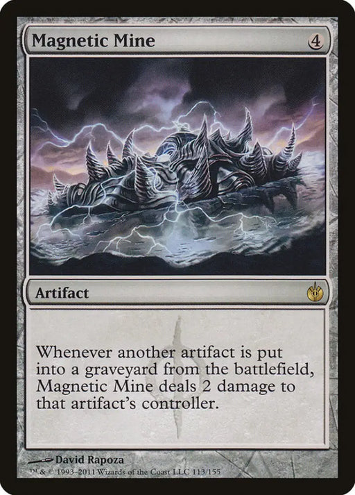 Magnetic Mine [Mirrodin Besieged] - MTG Single