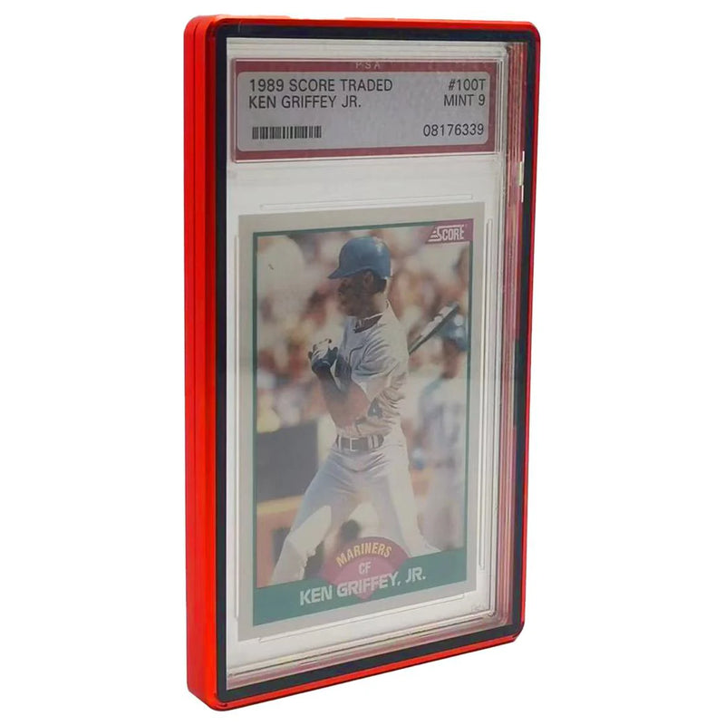 Evoretro Magnetic Case Bumper for PSA Slab Graded Card 1ct - Red