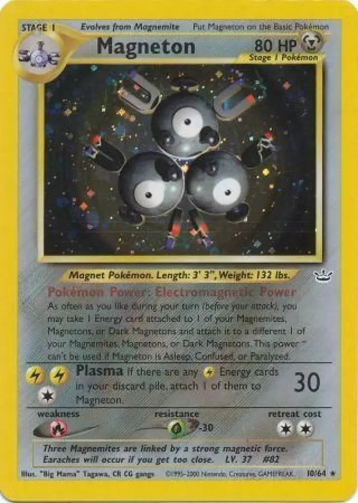 Magneton (10/64) [Neo Revelation Unlimited] - Pokemon Single