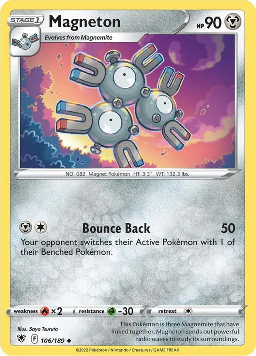 Magneton (106/189) [Sword & Shield: Astral Radiance] - Pokemon Single