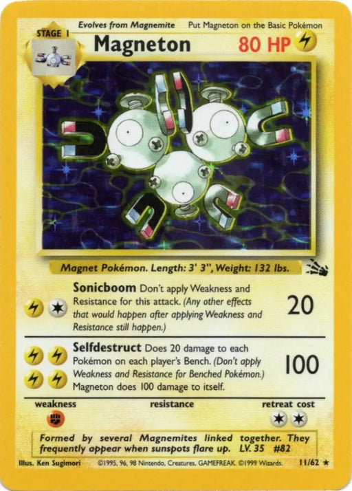 Magneton (11/62) [Fossil Unlimited] - Pokemon Single