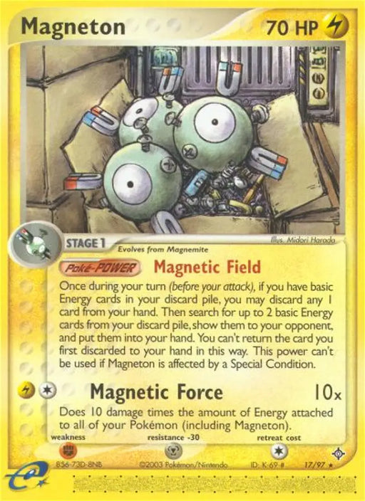 Magneton (17/97) [EX: Dragon] - Pokemon Single