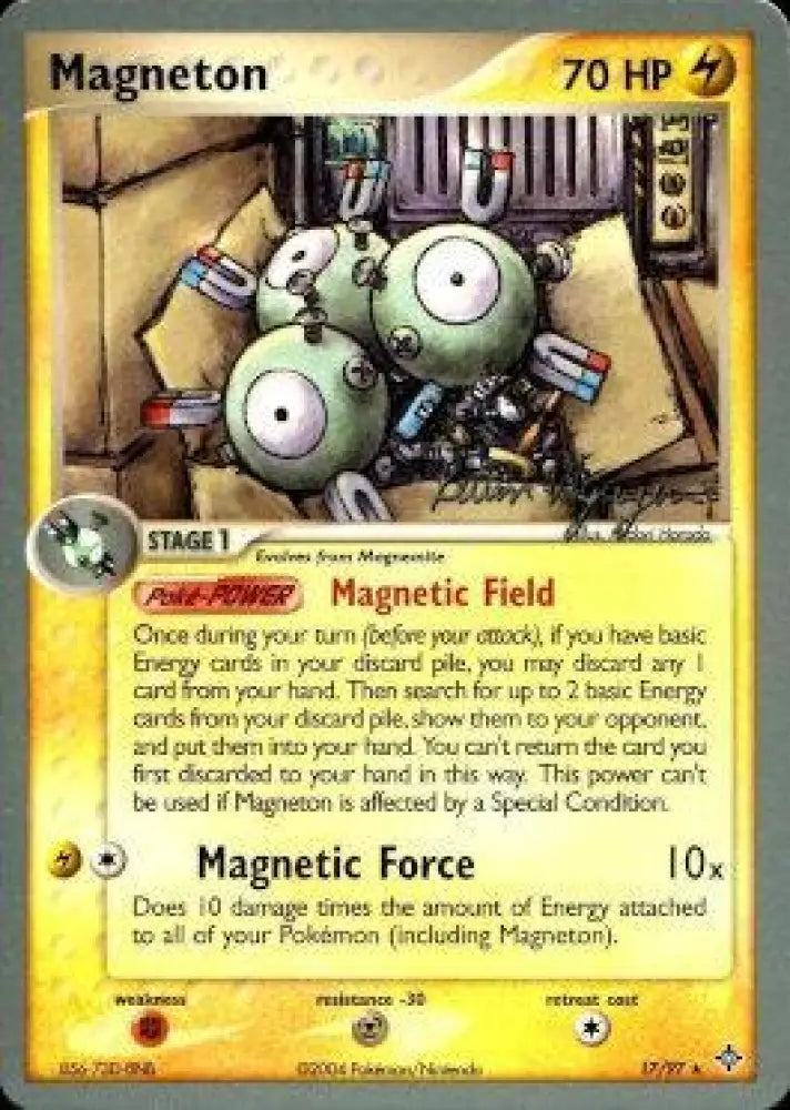 Magneton (17/97) (Team Rushdown - Kevin Nguyen) [World Championships 2004] - Pokemon Single