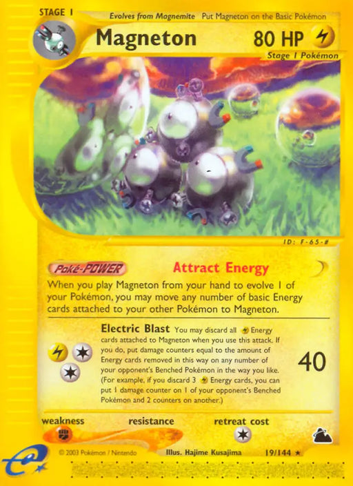 Magneton (19/144) [Skyridge] - Pokemon Single