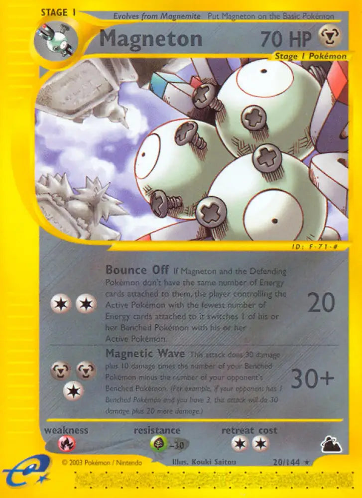 Magneton (20/144) [Skyridge] - Pokemon Single