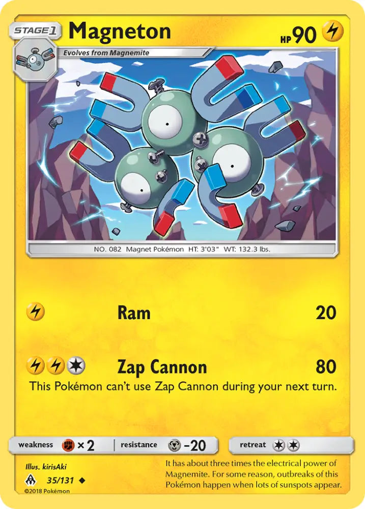Magneton (35/131) [Sun & Moon: Forbidden Light] - Pokemon Single