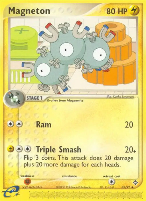 Magneton (35/97) [EX: Dragon] - Pokemon Single