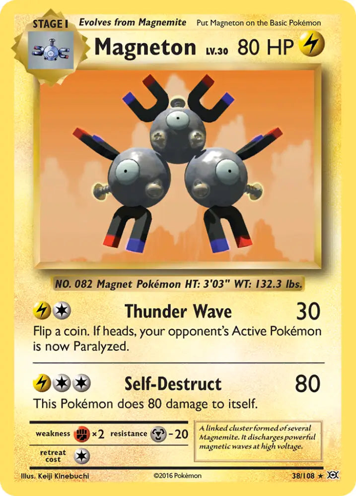 Magneton (38/108) [XY: Evolutions] - Pokemon Single