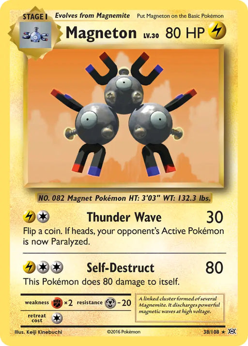 Magneton (38/108) [XY: Evolutions] - Pokemon Single