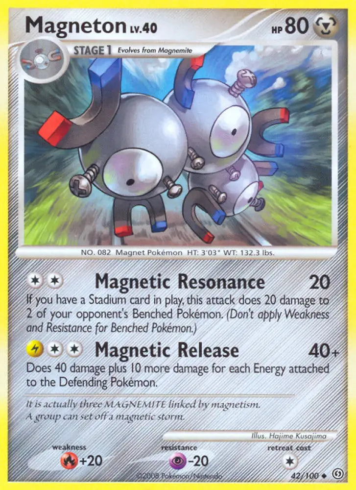 Magneton (42/100) [Diamond & Pearl: Stormfront] - Pokemon Single
