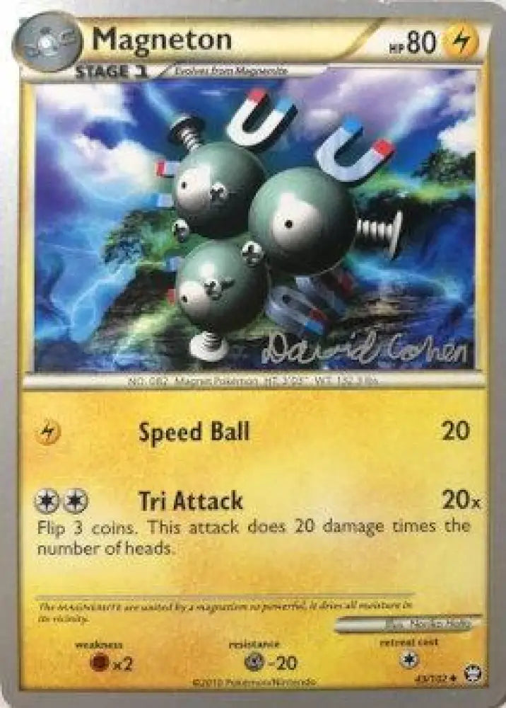 Magneton (43/102) (Twinboar - David Cohen) [World Championships 2011] - Pokemon Single