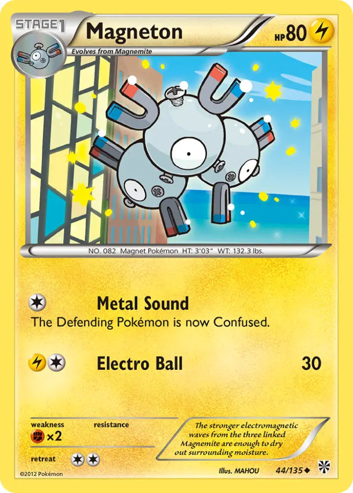 Magneton (44/135) [Black & White: Plasma Storm] - Pokemon Single