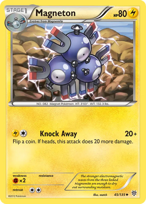 Magneton (45/135) [Black & White: Plasma Storm] - Pokemon Single
