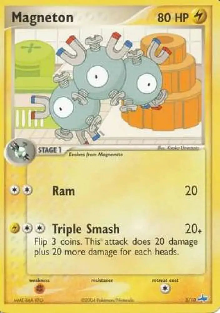 Magneton (5/10) [EX: Trainer Kit - Latios] - Pokemon Single